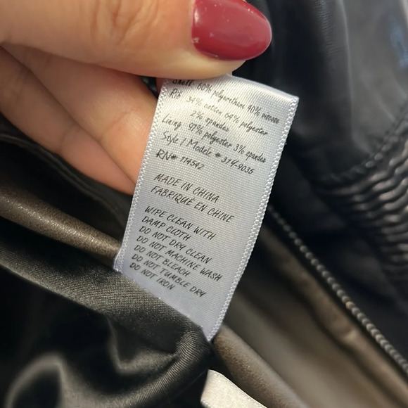 Blank NYC leather moto  jacket - Picture 4 of 5